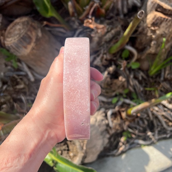 Pink Amethyst Quartz Crystal Moon - Picture 9 of 9